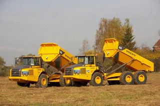 Самосвал с шарнирно-сочлененной рамой Volvo A25E
