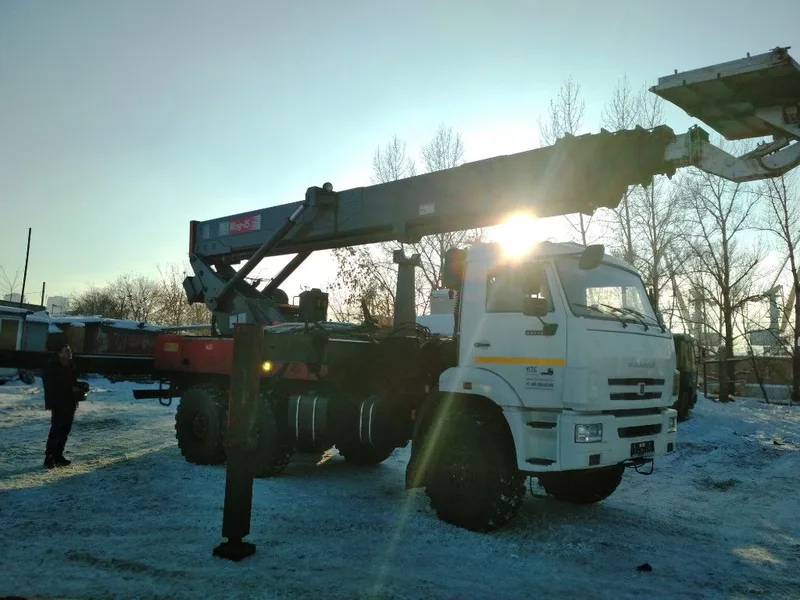 Высотная автовышка HORYONG КАМАЗ