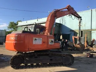 Перегружатель гусеничный Hitachi 160 c грейфером