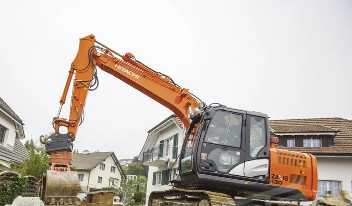 Гусеничный экскаватор Hitachi ZX130-5G   ГРЕЙФЕР