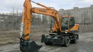 Колесный экскаватор Hyundai R170W-3