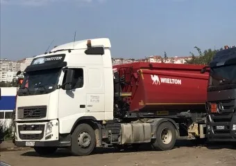 Самосвальный прицеп WIENOLD GML800+25K/AC
