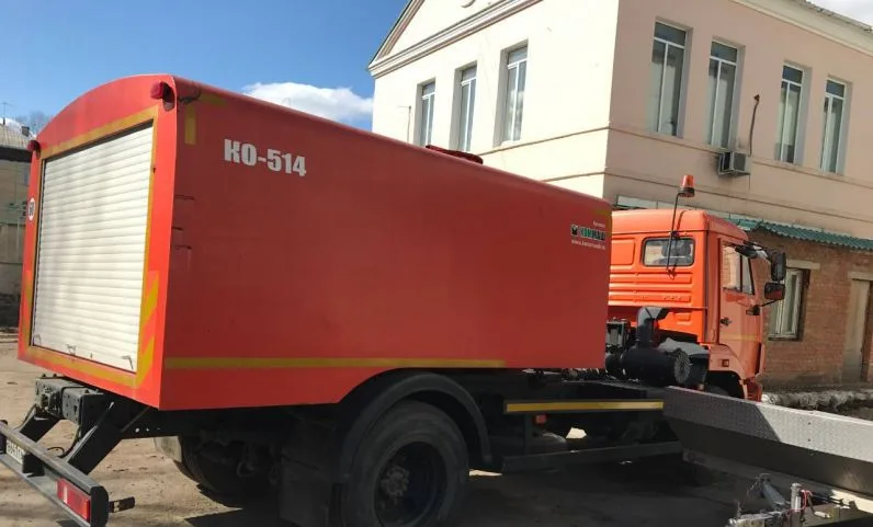 Каналопромывочная машина Камаз КО-514 (шасси Камаз 43253