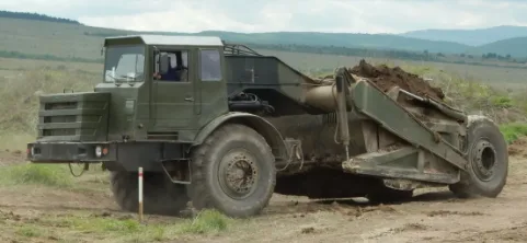 Скрепер МоАЗ 6014