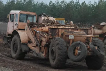 Скрепер МоАЗ 6014