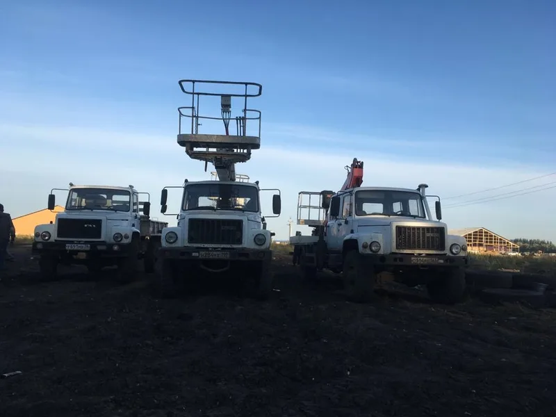 Средневысотная автовышка ГАЗ 3308