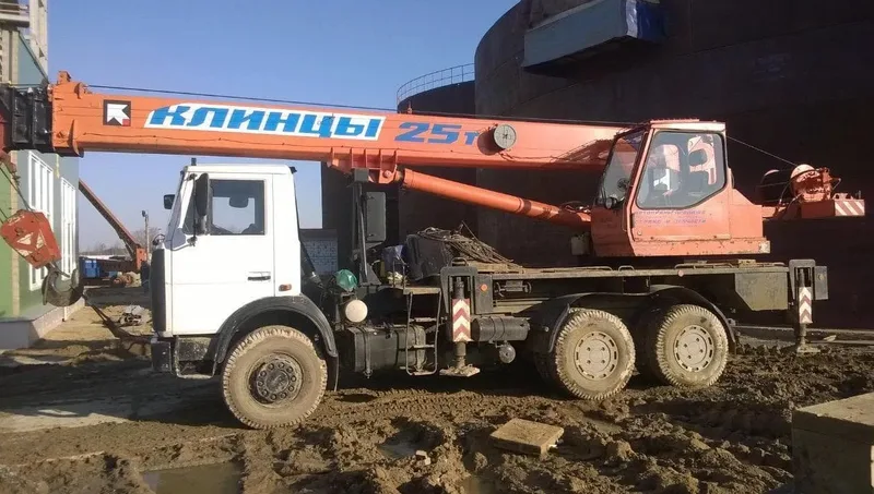Автокран КЛИНЦЫ 25 тонн 28 метров