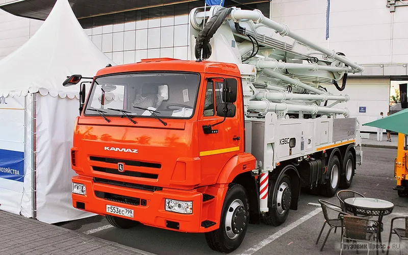 Автобетононасос Камаз АБН 75/42 — 42 м