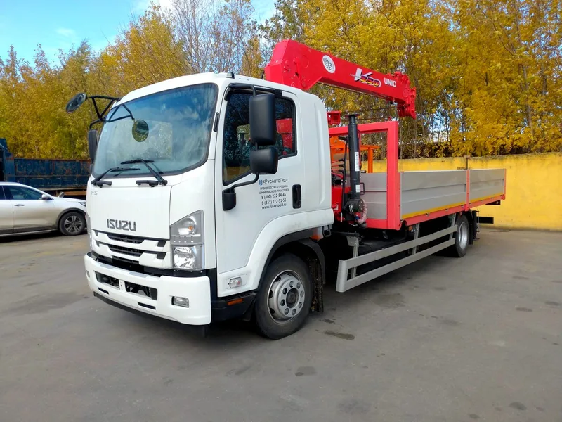 Манипулятор ISUZU Стрела 4 тонны, борт 6 тонн