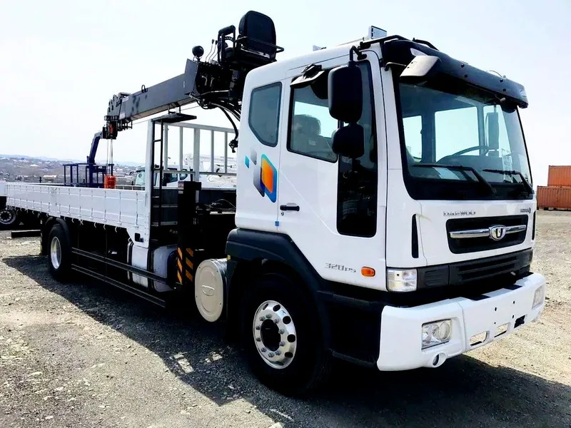 Манипулятор Daewoo Стрела 5 тонн, борт 10 тонн