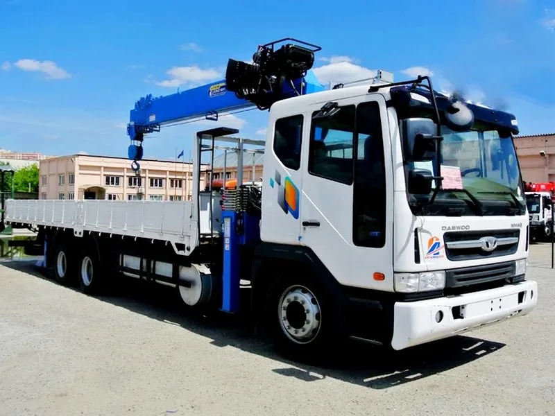 Манипулятор Daewoo Стрела 8 тонн борт 12 тонн