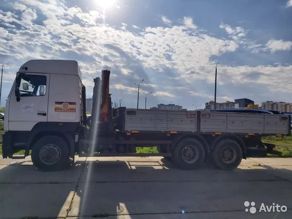 Бортовой грузовик с КМУ МАЗ 6312-А8 с КМУ Palfinger