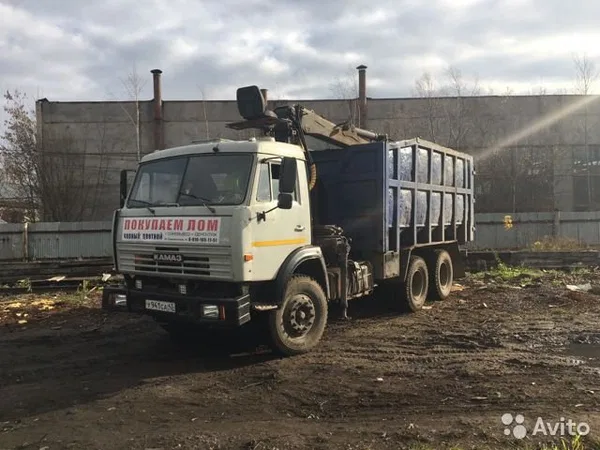 Металловоз (ломовоз) КамАЗ с гидроманипулятором