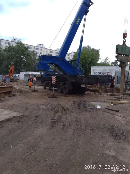 Аренда крана под вибропогружатель