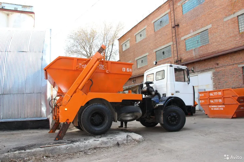 Вывоз мусора.Установка бункера 8кубов
