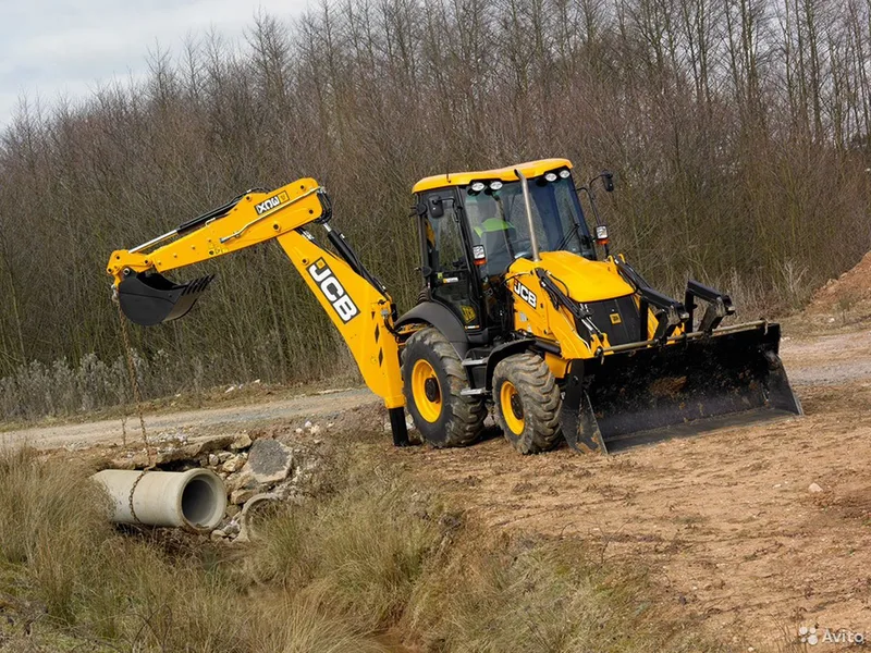 Услуги экскаватора-погрузчика JCB с гидроклином