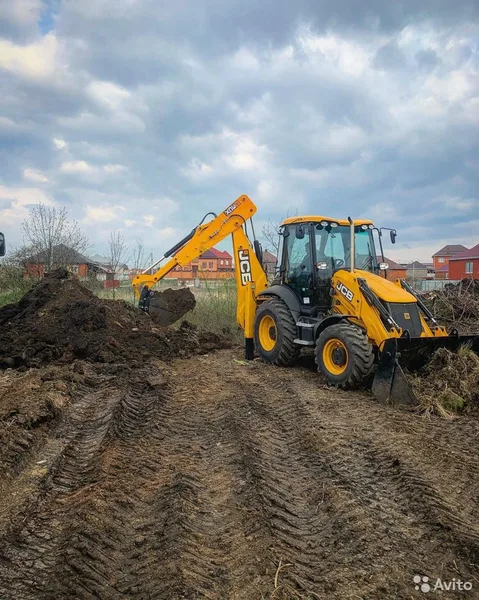 Аренда услуги экскаватор-погрузчик JCB 3-сх