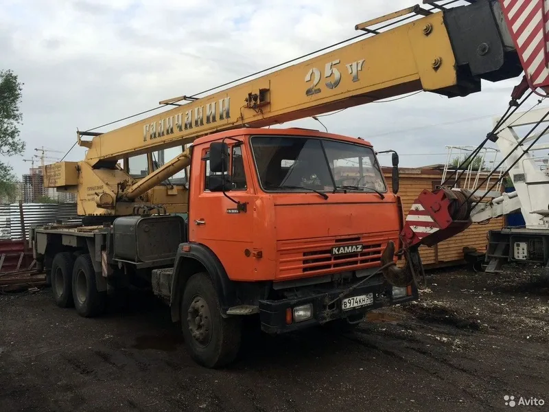 Услуги автокрана камаз 25 тонн