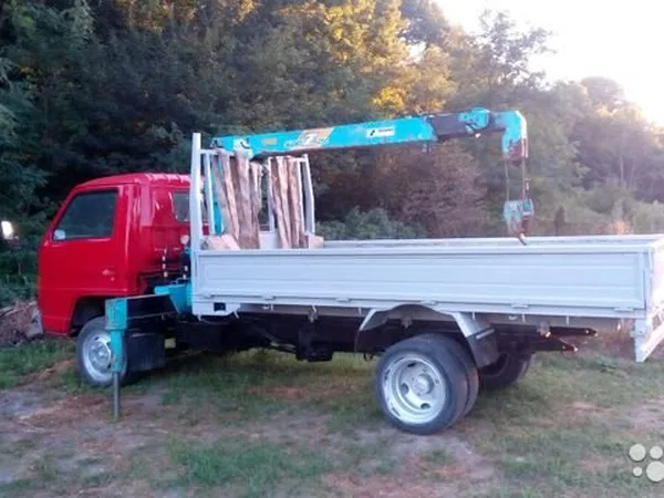 Бортовой грузовик с КМУ ISUZU