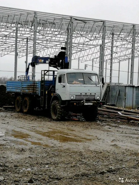 Манипулятор Камаз вездеход аренда кму Камаз 43118