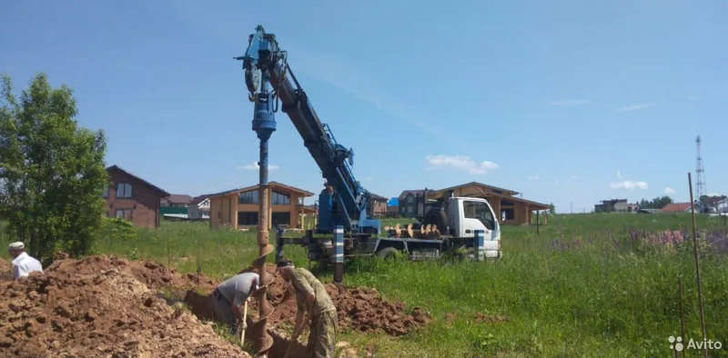 Аренда Ямобура Установка столбов лэп Бурение свай