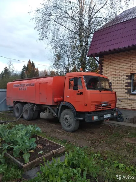 Доставка воды, водовозка 9 кубов