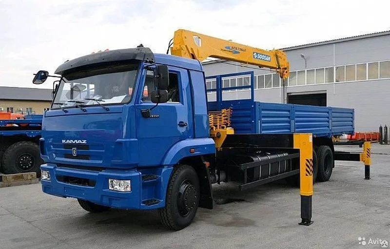 Услуги манипулятора камаз-65115 с кму soosan SCS