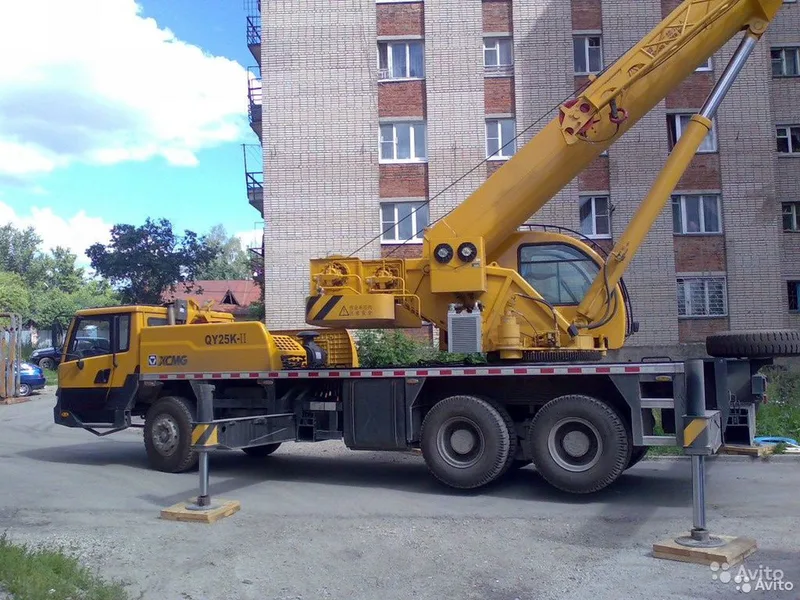 Аренда автокрана xcmg QY 25 тонн длинная стрела