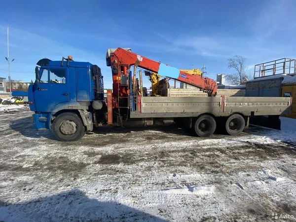 Услуги манипулятора камаз 65117 с низкой рамой