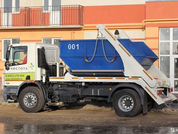 Вывоз мусора бункеровозом 8 куб