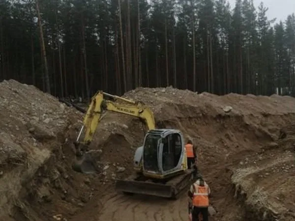 Гусеничный экскаватор 8тон щебень щпс отсев песок