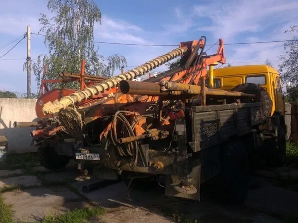 Услуги буровой машины