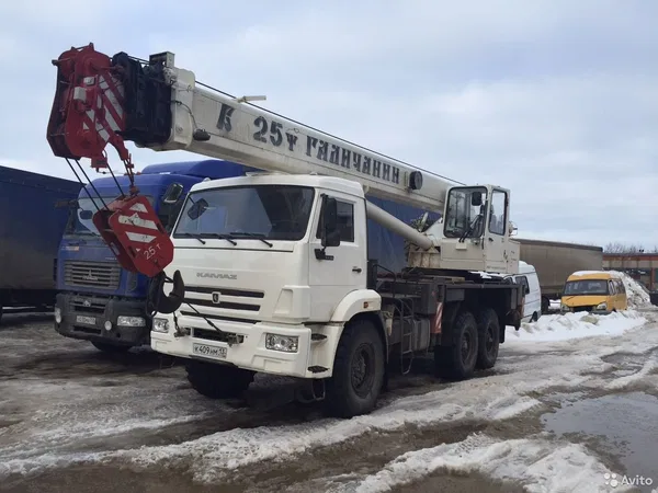Аренда автокрана вездеход 25 т 28 метров