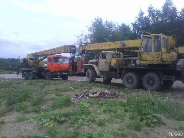 Автокраны, полуприцепы, тралы, самосвалы