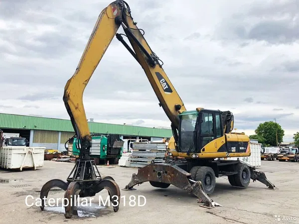 Колесный экскаватор Cat 318 320 Doosan 55w аренда