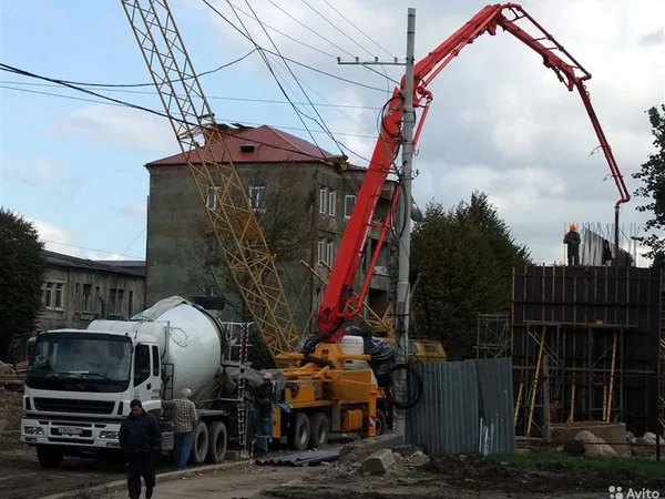 Услуги бетононасоса