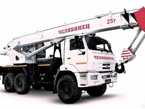 Автокран-25 тонн, вездеход