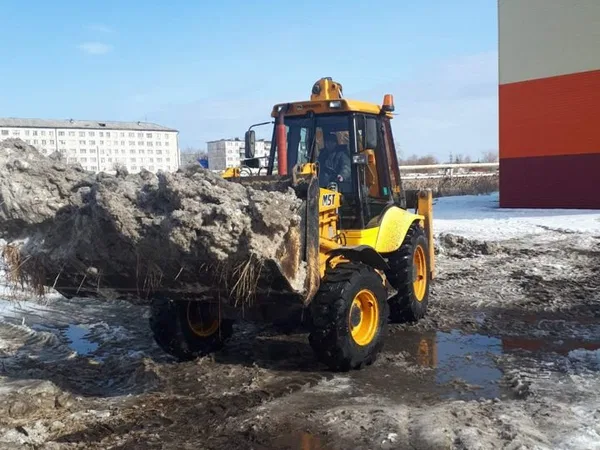 Услуги экскаватора-погрузчика