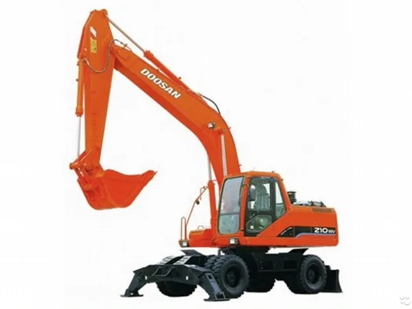 Услуги экскаватора колесного doosan 210wv