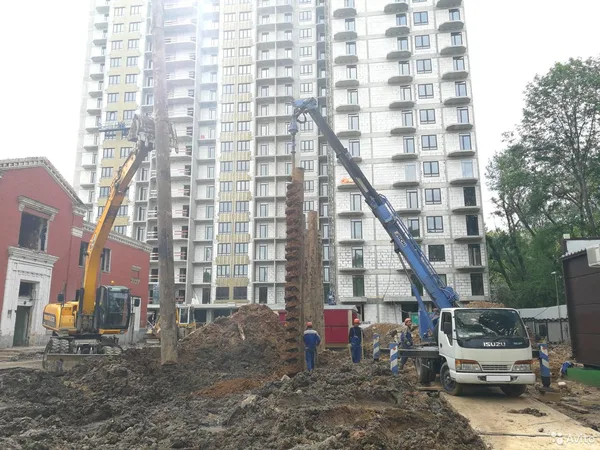 Аренда Ямобура Установка столбов лэп Бурение свай