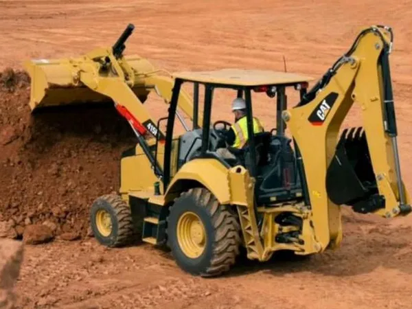 Экскаватор погрузчик CAT