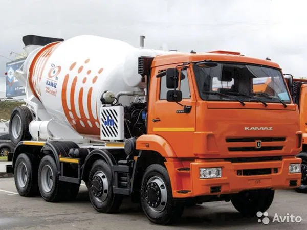 Автобетоносмеситель тза 5814Y9 на шасси камаз-6540