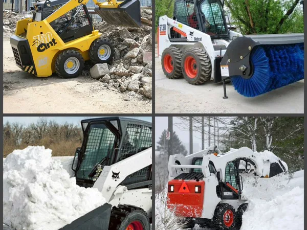 Аренда, услуги, заказ, минипогрузчика bobcat