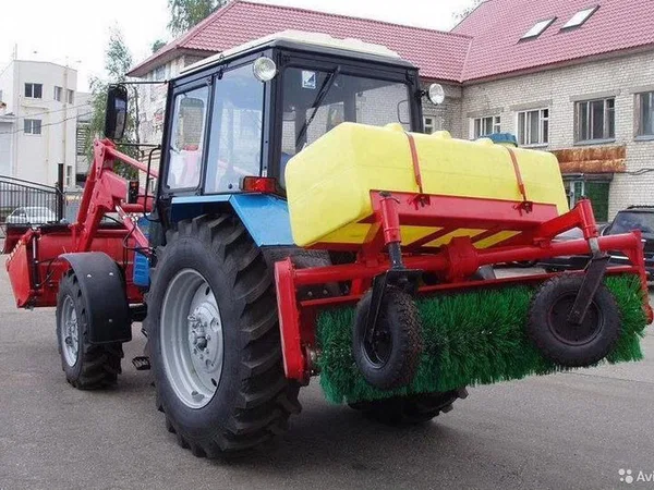 Услуги щётки дорожной на Минипогрузчике и Мтз 82