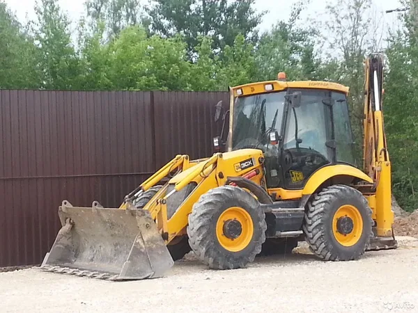 Услуги Экскаватора-Погрузчика JCB. Планировка