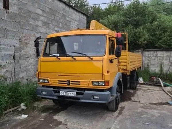 Бортовой грузовик с КМУ КамАЗ 4308