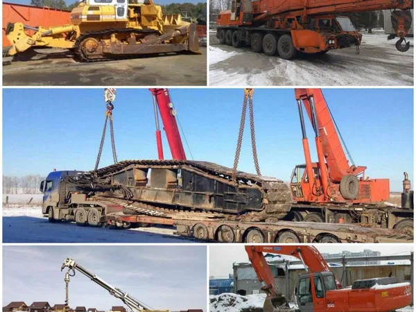 Услуги автокрана, бульдозера, трала