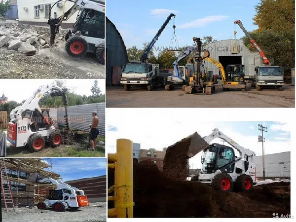Мини погрузчик Бобкет bobcat Эвакуатор
