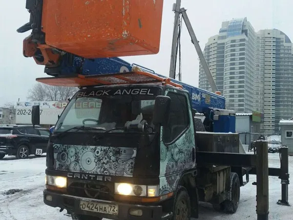Услуги автовышки 15м телескоп