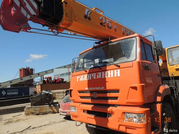 Автокран 25 тонн, аренда